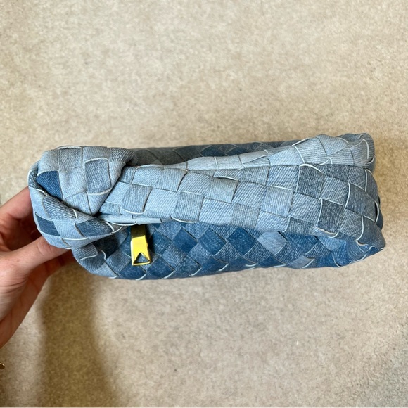 Bottega Veneta Denim leather mini Jodie bag blue - Picture 2 of 8